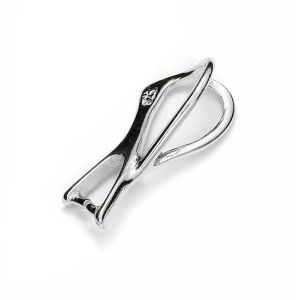Attache pendentif argent - KRP 4 7,5x15,5 mm
