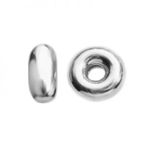 Spacer perle d'arr&ecirc;t argent - OPG 1,7x4,5 mm