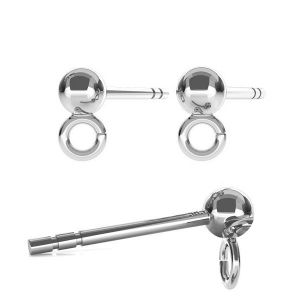 Clous d'oreilles boule 3mm - STP 3,0