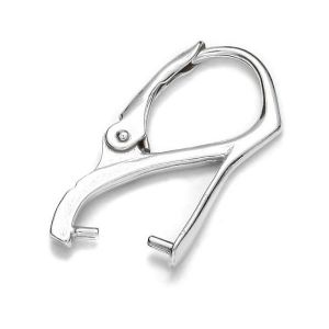 Support dormeuses argent - BA 15 11x21 mm