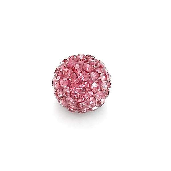 DISCOBALL 1 HOLE ROSE 8 MM
