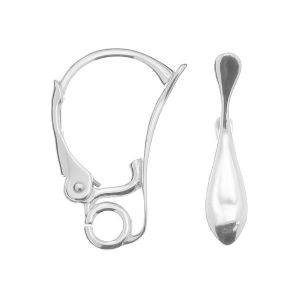 Support dormeuses argent - BA 34 11,6x18,5 mm