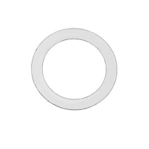 Cercle d'argent moyen pour gravent - LK-0310 9,2x12,5 mm