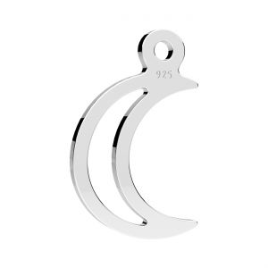 Pendentif - lune*argent AG 925*BL-0192 9,4x15,4 mm