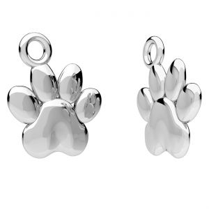 Pendentif patte de chien, argent 925*ODL-00004 10x12 mm