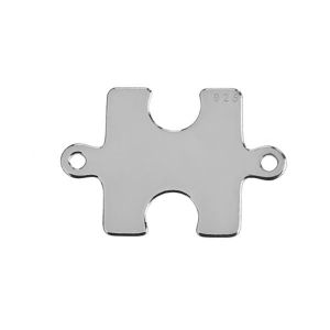 Pendentif connecteur - puzzle*argent AG 925*BL-0204 - 0,40 13,5x19,7 mm