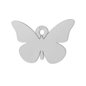 Papillon pendentif, LK-0611 - 0,50 9,3x13,9 mm