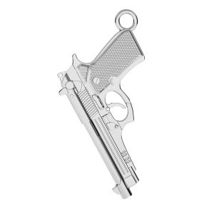 Pistolet Beretta pendentif - ODL-00139 17,7x28 mm