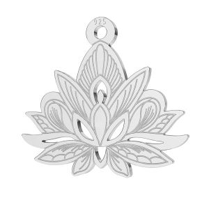 Fleur de lotus pendentif, LK-0644 - 0,50 14,4x15,8 mm