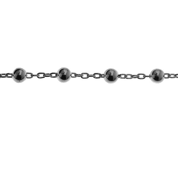 Ancre chaîne en argent sterling en mètres - A 045 PL 4,0 1,6x4 mm
