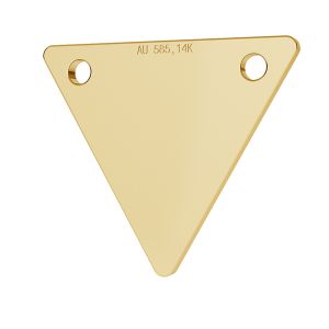 Triangle pendentif or 14K or LKZ-00581 - 0,30 mm