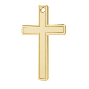 Crucifix pendentif or 14K or LKZ-00027 - 0,30 mm
