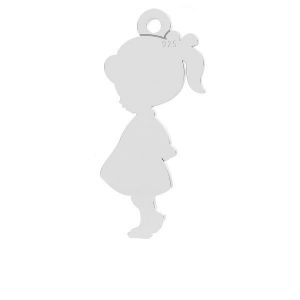 Enfant, fille pendentif, LK-1283 - 0,50