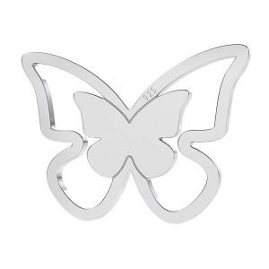 Papillon pendentif, argent, LK-1273 - 0,50