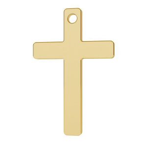 Crucifix pendentif or 14K or, LKZ-1372 - 0,30