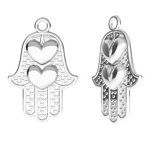 Main de hamsa pendentif, argent, ODL-00440