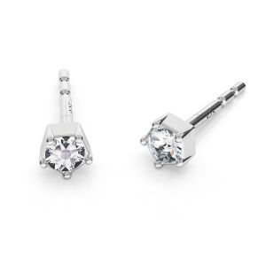 Boucles d'oreilles avec cristaux Swarovski 2 mm ODL-00467 KLS ver.2