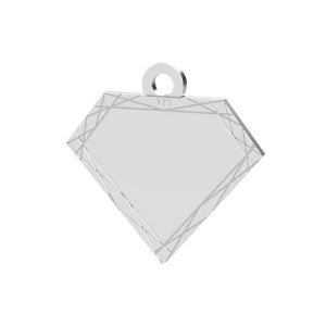 Diamant pendentif argent, LK-1484 - 0,50