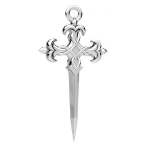 Crucifix poignard pendentif*argent 925*ODL-00603 14,5x27,5 mm