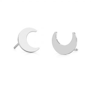 Lune boucles d'oreilles, argent 925, LK-2296 KLS - 0,50