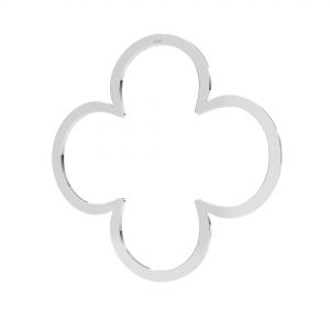 Tr&egrave;fle pendentif, argent 925, LKM-2290 - 0,50 35x35 mm
