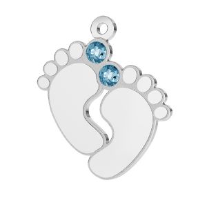 Baby foot pendentif*argent 925*LK-0481 - 05 ver.2