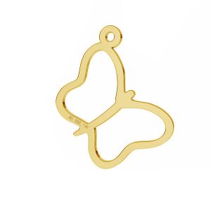 Coeurs doubles pendentif or 14K or*LKZ-50014 - 03