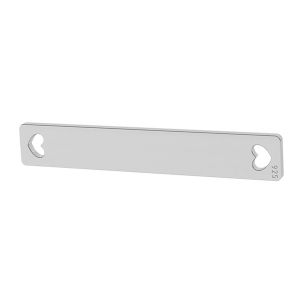 Rectangulaire pendentif argent, LKM-2031