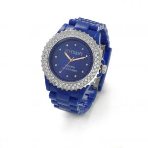 BLUE MONTRE WATCH BRACELET WITH SWAROVSKI - MODEL 443