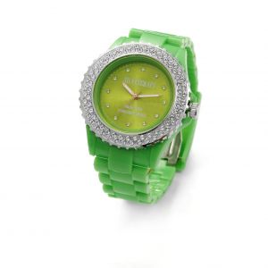 GREEN MONTRE WATCH BRACELET WITH SWAROVSKI - MODEL 443