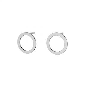 Cercle boucles d'oreilles, argent 925, LK-2573 KLS - 0,50 13 mm