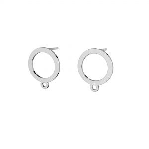 Cercle boucles d'oreilles, argent 925, LK-2574 KLS - 0,50 13x15,4 mm