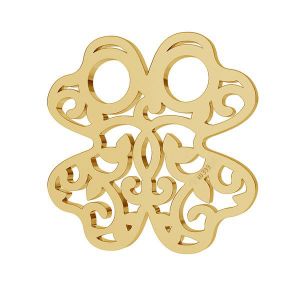 Trèfle or pendentif 8K or LKZ8K-30004 - 0,30 13x13 mm