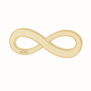 Signe de l'infini pendentif*or 333*LKZ8K-30015 - 0,30 6x16 mm