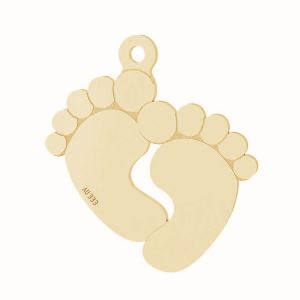 Pieds de bébé pendentif*or 333*LKZ8K-30019 - 0,30 16x19 mm