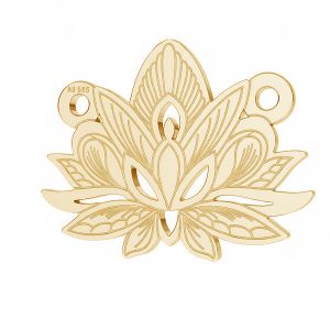 Lotus fleur pendentif*or 585*LKZ14K-50050 - 0,30 12,3x15,8 mm