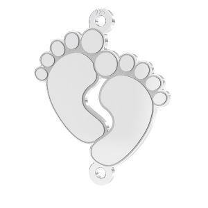 Pieds de bébé pendentif*argent 925*LKM-2643 - 0,50 16x19,5 mm