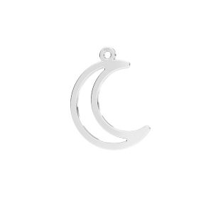 Lune pendentif*argent 925*LKM-2633 - 0,50 14x17,2 mm