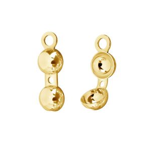 Mousqueton fermoirs or 14K or LP14K 1 3,8x12 mm