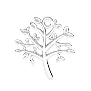 Arbre de la vie pendentif argent 925, ODL-00764 21,5x21,5 mm