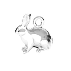 Lapin pendentif*argent 925*ODL-00776 11,1x11,2 mm