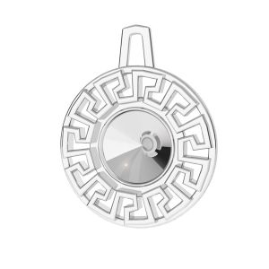Labyrinthe grec pendentif Swarovski, ODL-00838 14x17,5 mm (1122 SS 29)