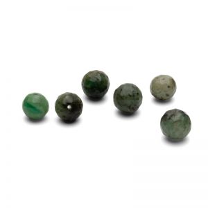 Emeraude beads 6 mm, gemme