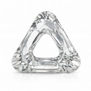 Pierre triangulaire avec trou 30,0 mm Crystal - 4737 MM 30,0 CRYSTAL U