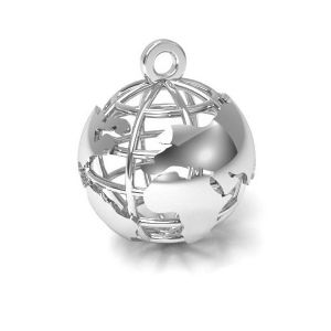 Lune pendentif argent 925, CON 1 E-PENDANT 660 18x22 mm