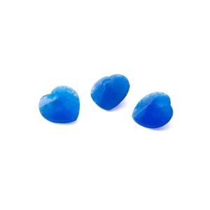 Jade bleu COEUR 10 MM GAVBARI, pierre semi-précieuse 