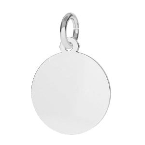 Rond pendentif argent, J-LKM-2002 - 0,40 11x11