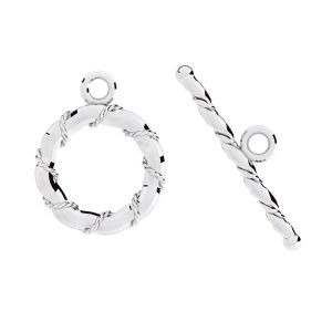 Fermoir &agrave; bascule, argent 925, ZAM 4  SET (ODL-00931 + ODL-00932)
