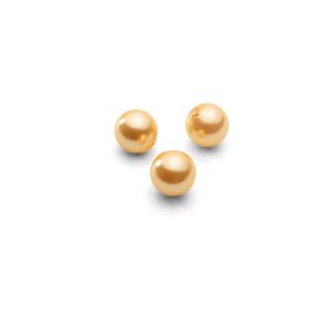 Rond doré perles naturelles 6 mm 2H, GAVBARI PEARLS