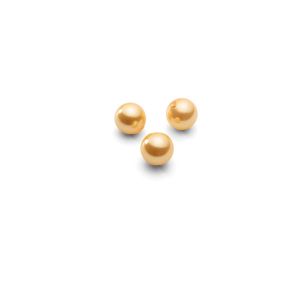 Rond doré perles naturelles 4 mm 1H, GAVBARI PEARLS